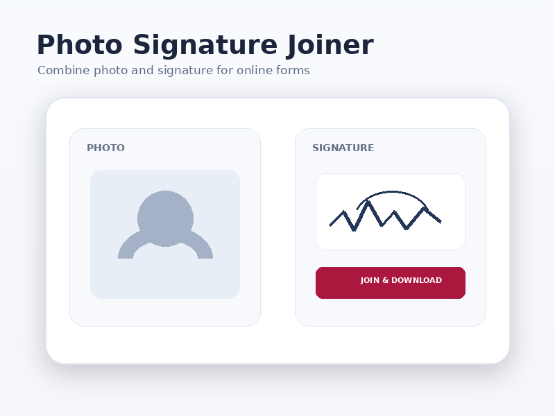 Photo Signature Joiner